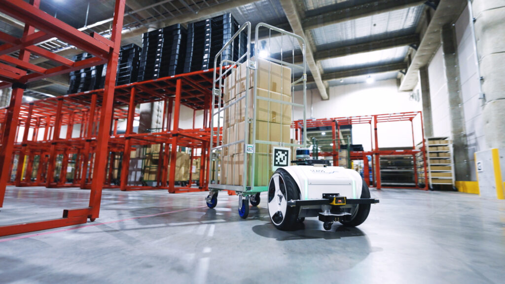 自動運送機の様子の画像